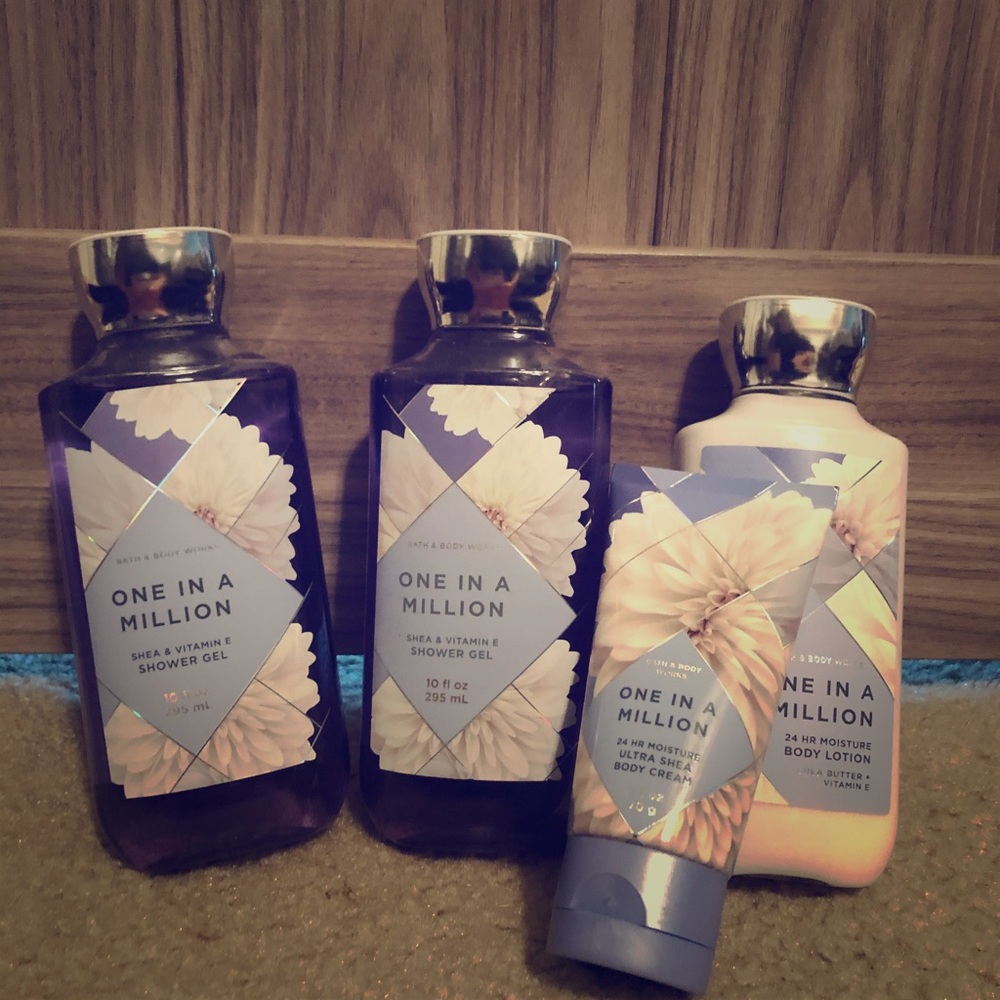 Bath and body works body wash and lotion